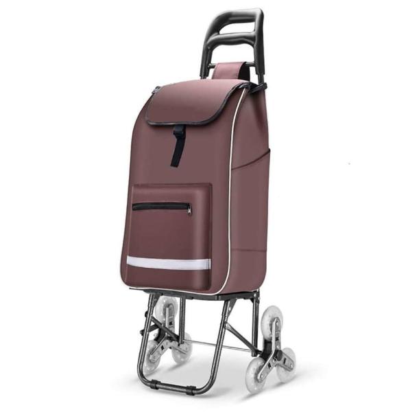 High Quality Wholesale 6 Wheel Foldable Aluminium Alloy Collapsible Carts Shopping Trolley With Seat