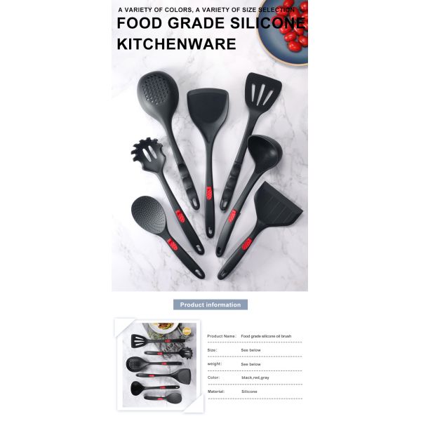 утвари BPA кухни силикона качества еды 7Pcs свободные