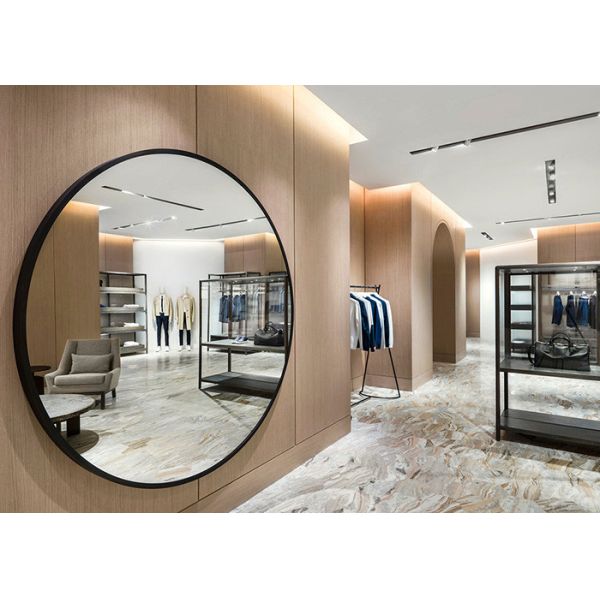 Wall Mounted Shoe Store Display Shelves For Boutique Shoes Bags Display