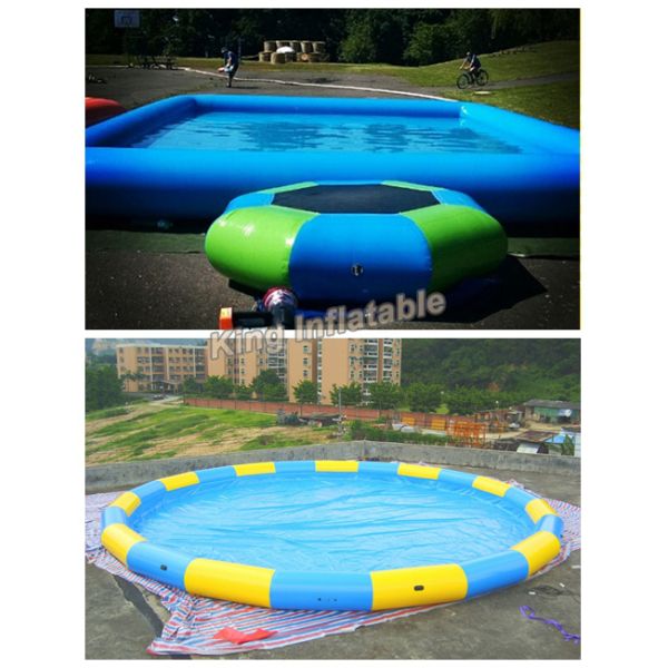 0.65mm PVC Tarpaulin Inflatable Swimming Pools For Kids And Adults Outdoor Use