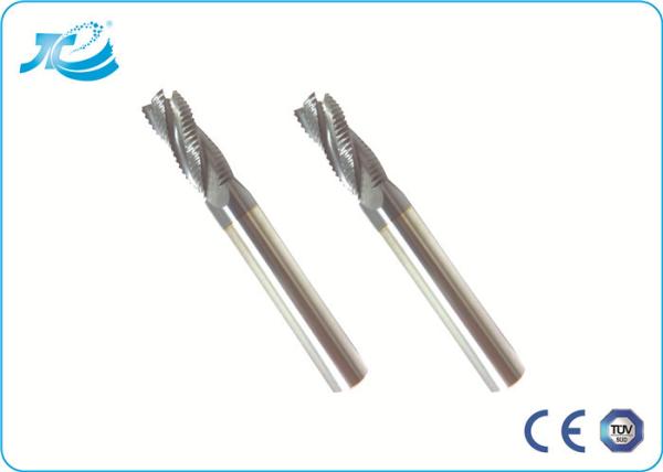 Four Flute Carbide Roughing Tiain Coat End Mill CE TUV Approved 6mm 7mm 8mm Diameter