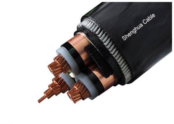 8.7/15kv 	Medium Voltage Power Cables 3 Core 3 X 95 mm2 CU SWA Electrical Cable Steel Wire Armoured