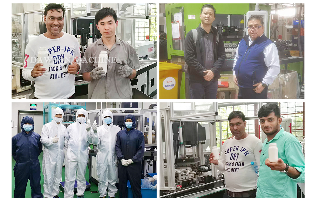 Automatic 25 kW Customizable Injection Blow Molding Machine for Plastic Bottle Production