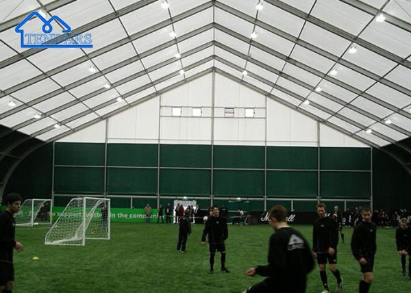 Anti-UV Tenda de desporto ao ar livre Quadro de alumínio personalizado Court Gym Tenda de corrida Tenda desportiva portátil