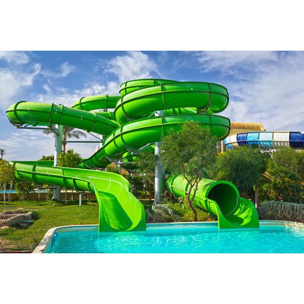 Скольжение бассейна стеклоткани водных горок семьи курорта для аквапарк темы