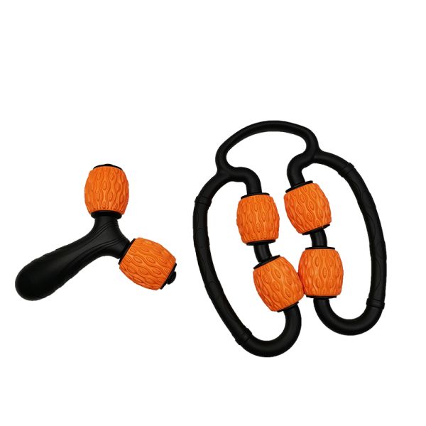 23CM Multifunctional Massage Roller Sticks EVA PP With Balls TPR