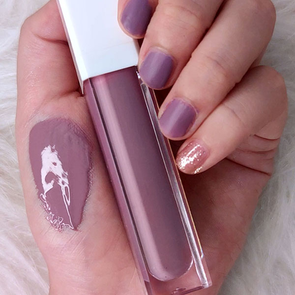 Logo Pink Nude Clear Lip Gloss Ladies Face Makeup