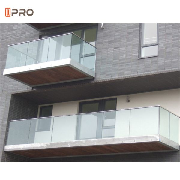 ISO9001 Aluminum Glass Balustrade Systems Stairs Aluminium Railing