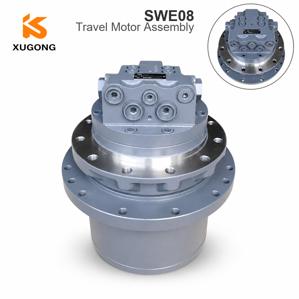 Sunward SWE08 Mini Excavator Travel Motor Final Drive Assembly 0.8 Ton Track Drive Unit