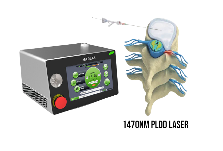 Portable Laser Therapy Machine Harlas 1470nm Herniated Disc Laser Therapy