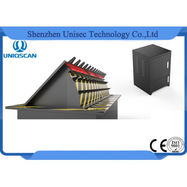 Thickness Customized Tyre Spike Barrier / Hydraulic Road Blocker PLC Function