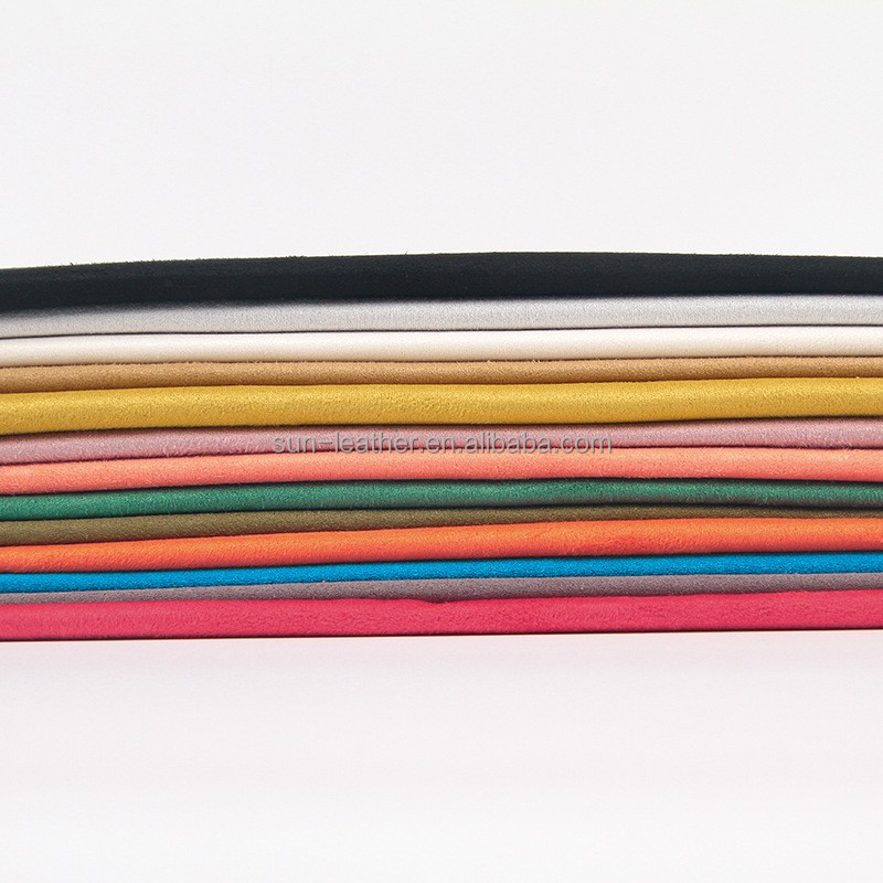 100% Polyester Suede Fabric Various Colors Tricot Knit Dyed Pattern Wide Use for Organic Lining Sheer Memory Features Hexagonal