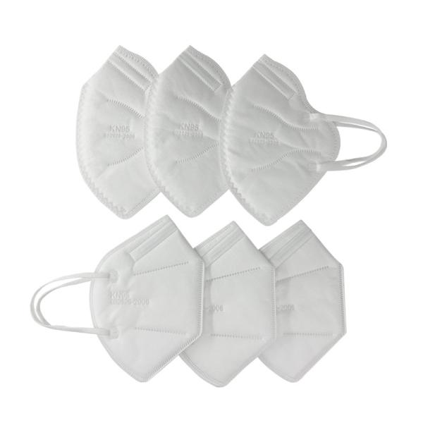 Lightweight Kn95 Face Mask With Lastic Band And Adjustable Velcro Band