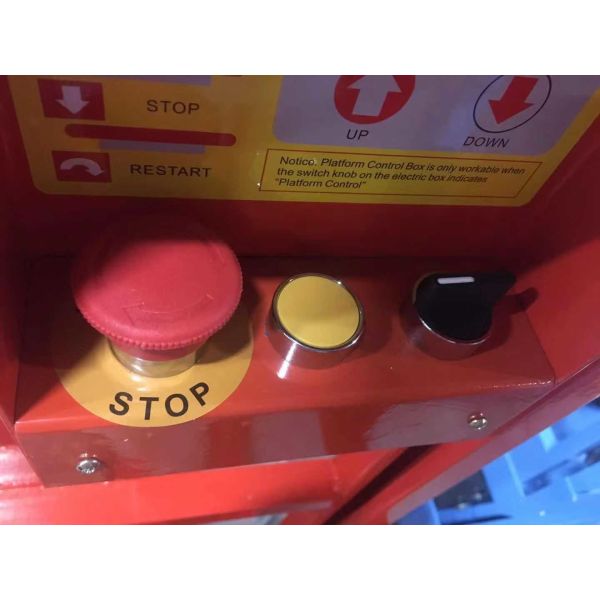 Mât vertical de double de taille de plate-forme de l'ascenseur 12m de plate-forme portative de travail aérien