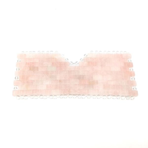 2019 Handcraft Sleep Face Jade Masks Natural Rose Quartz Eye Mask for Beauty Mat S