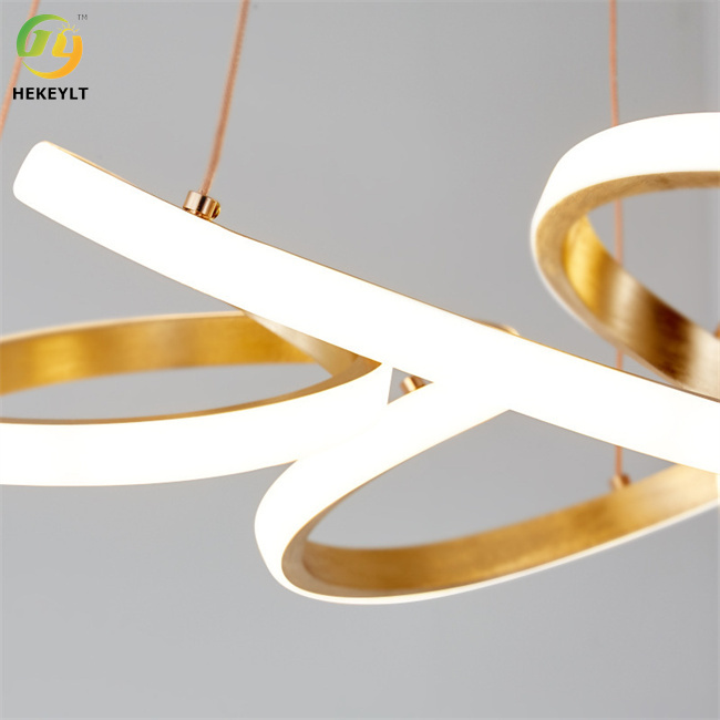 Люстра Dimmable кольца СИД 78 ватт современная интегрировала