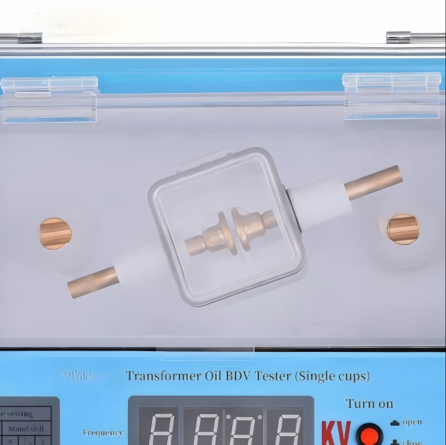 Portable Automatic Single Cup Insulating Oil Breakdown Voltage BDV Dielectric Strength Tester