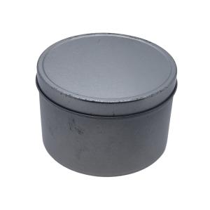 vela cilíndrica Tin Can Empty Silver Candle do curso 10Oz que faz latas