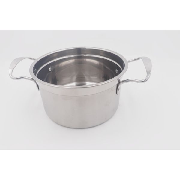 4pcs Cookware Set 17cm Stainless Steel High Pot