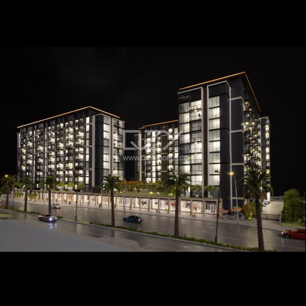 1:125 Scale Architectural Scale Model with Etching and Refined Handmade Craftsmanship for Realistic Display