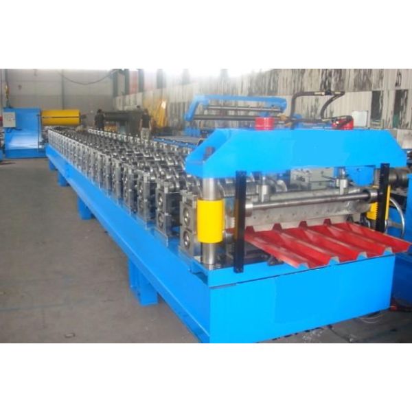 0.3-0.8mm Corrugated Roofing Tile Making Machine Galvanized Sheet PPGI Zinc Roof Machine