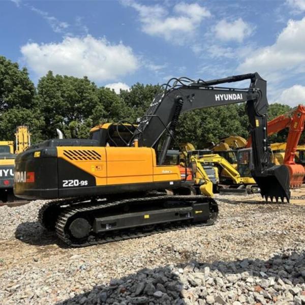 Cummins Engine Second Hand Hyundai Excavators Hyundai R220-9s  22 Tonne
