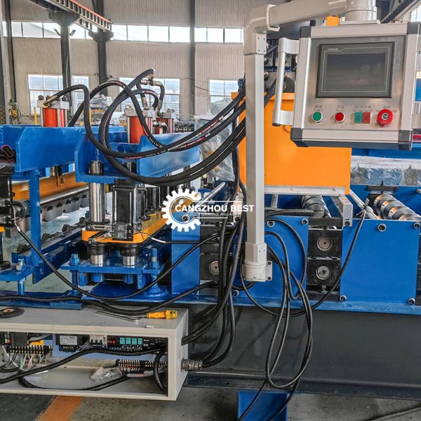 High Speed 4m/Min IBR Roofing Sheet Making Machine With Servo Motor Driven