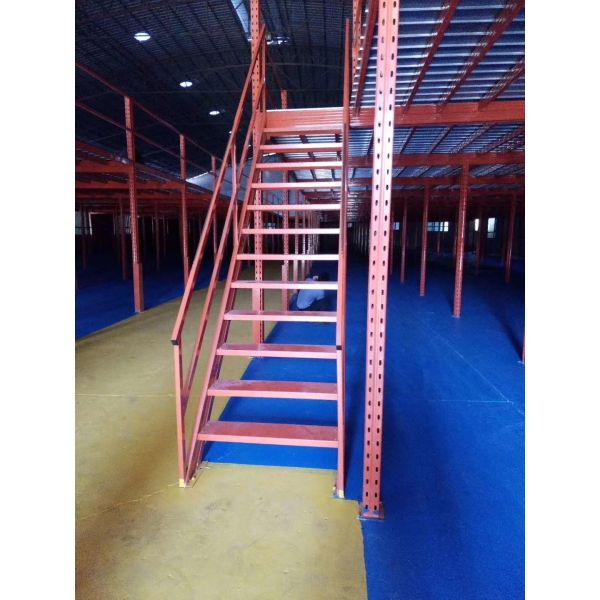 Multi Tier Storage Mezzanine Platforms 8 Tons Steel Mezzanine Floor Rack