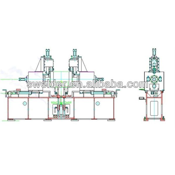 220V / 380V machine de soudage de réservoir d'eau industriel automatique personnalisé