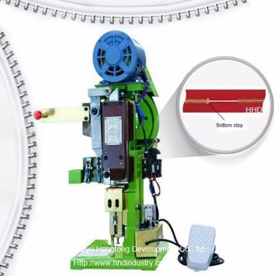 Semi Automatic Metal Zipper Bottom Stop Machine 4000pcs/418cm/H 220V