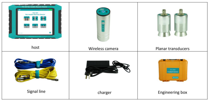 TFD-N91 Non-metallic Ultrasonic Tester with Wireless Cloud Transmission 10.1-inch TFT Color LCD and Built-in Lithium Battery