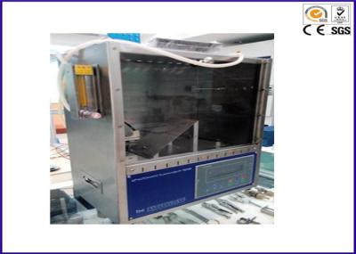 Laboratório de ASTM D1230 equipamento de testes da inflamabilidade do desempenho de matéria têxtil de 45 graus
