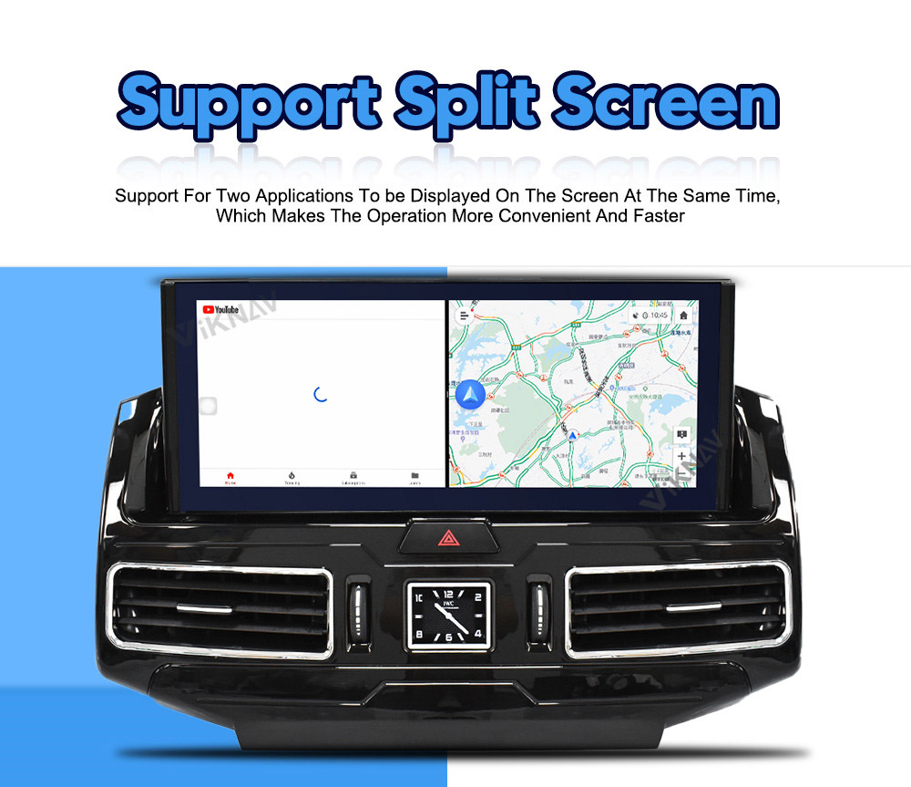 Радио экрана касания 128G андроида 10 на крейсер 200 LC200 2016-2020 земли Тойота