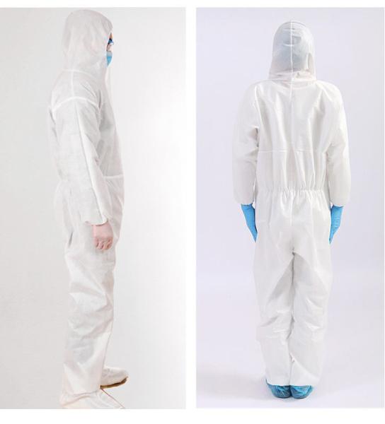 CE Medical Disposable Protective Suit Isolation Clothing Safety Equipment Protective
