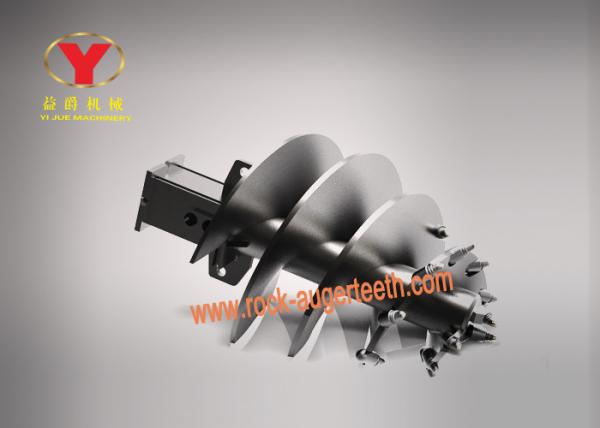 Forging Processing Rock Drilling Auger Bits Abrasion Proof For Pebble Layer