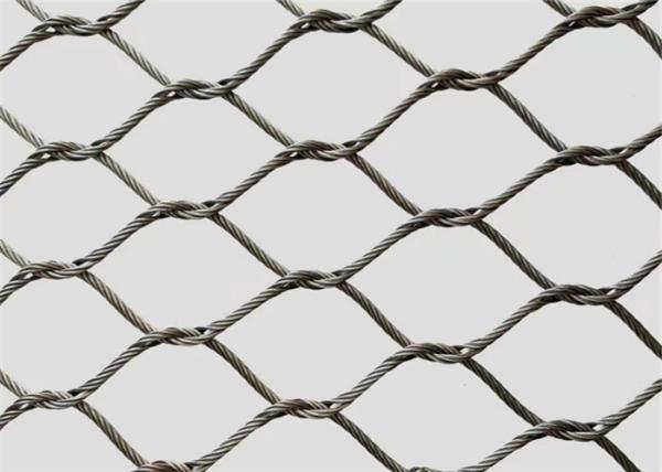 316 316L Ferro inoxidável fecho flexível malha de arame animal