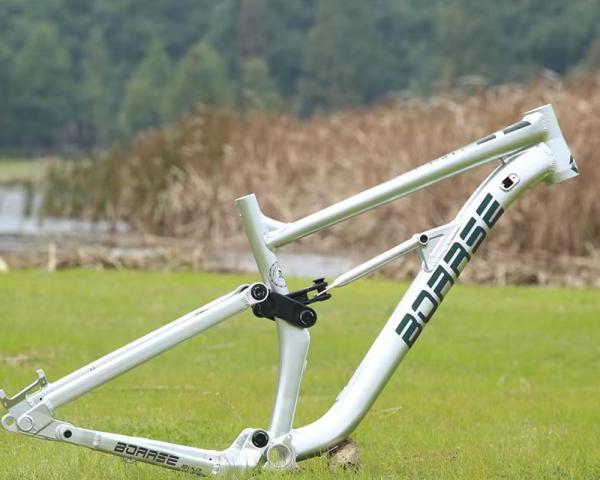 China Stock 27.5er Enduro Full Suspension Mountain Bike Frame Downhill Softtail MTB