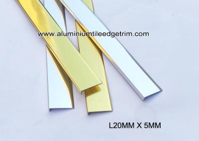 Aluminium Angle Floor Tile Edge Trim For Floor Splint / Brace ML20mm x 5mm
