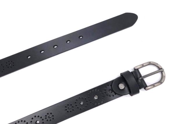 Handcraft Leather Fashion Ladies Belts With Alloy Pin Buckle Durable