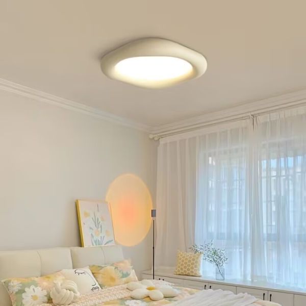 Children's Room Lights Minimalist dining room lighting Bedroom Resin white ceiling light(WH-MA-296)