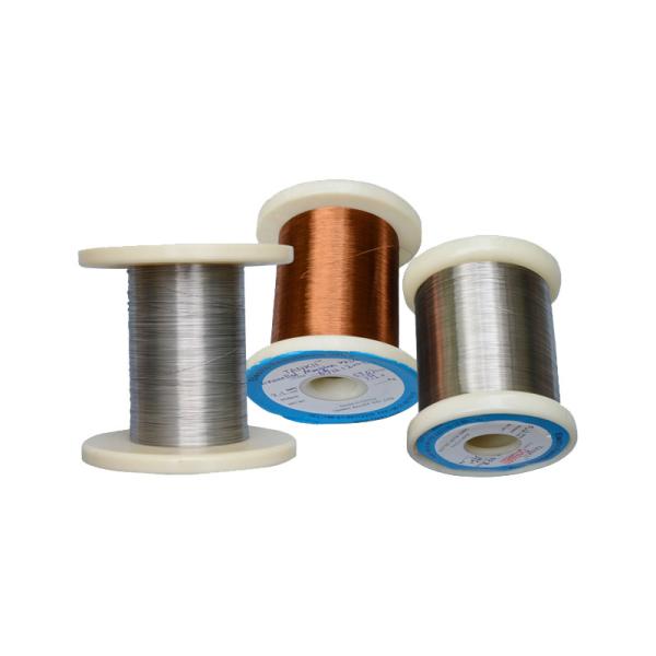 Estabilidade do fio resistente bonde de cobre do manganês boa para o resistor do emissor