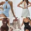 Wholesale Apparel Stock Summer Women T-shirt Womens sweater dress casual dress