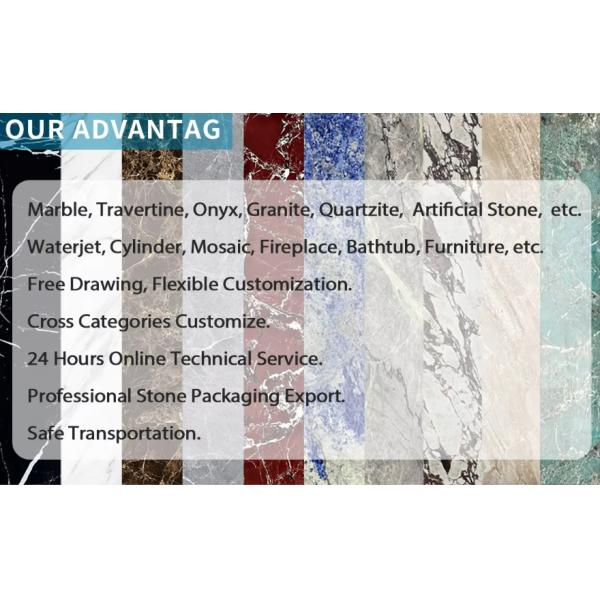 OEM Kitchen Marble Granite Countertop Slabs Natural Stone Anti Slip