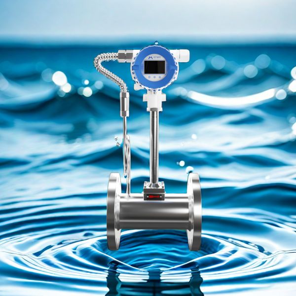 Oxygen Flow Meter Lpg Flow Meters RS485 High Temperature LUGB Vortex Flowmeter