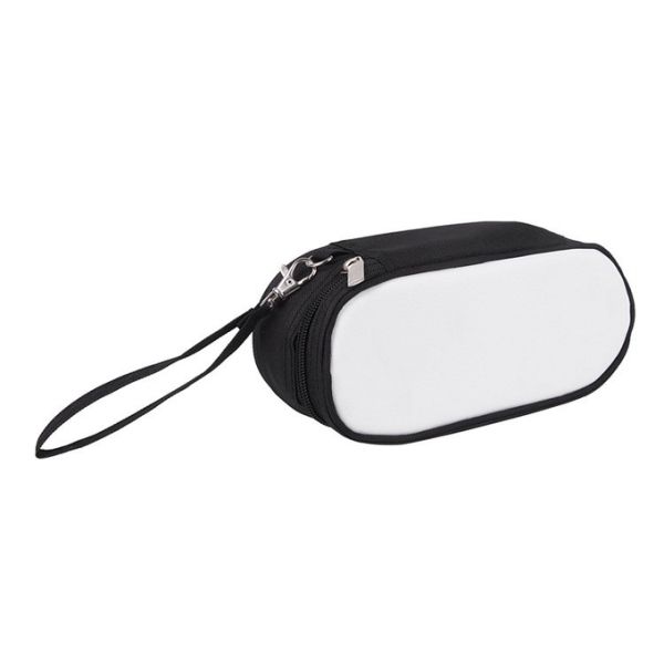Portable Waterproof Canvas Makeup Bag Sublimation Blank For DIY Design Pencil Case Sublimation