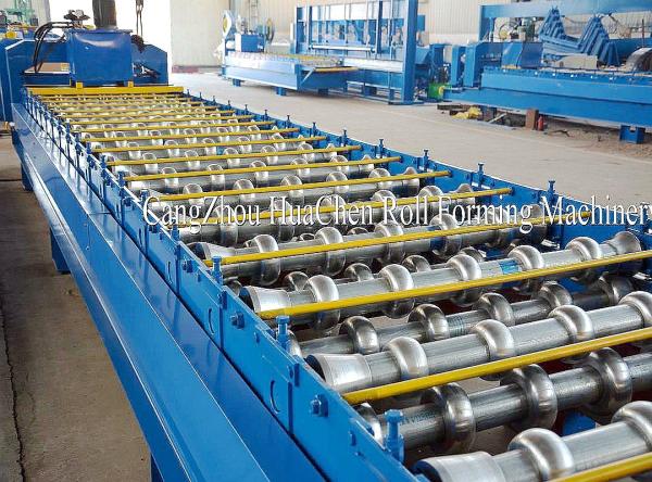 Telhado de aço rolo vitrificado da telha que forma estações do profissional 18 da máquina