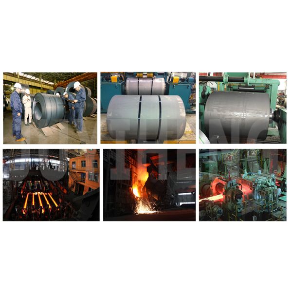 SPH 590 bobina galvanizada recubierta bobina de placa de acero al carbono personalizada de alta resistencia