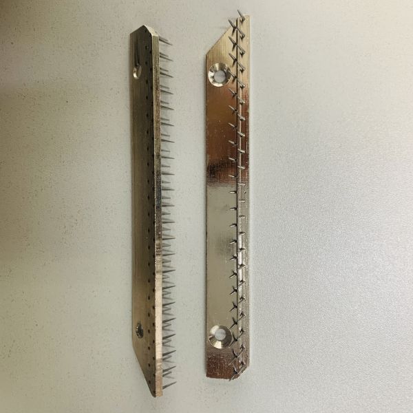Yellow Stenter Machine Pin Bar Pin Plate Babcock Stenter Machine Spare Parts