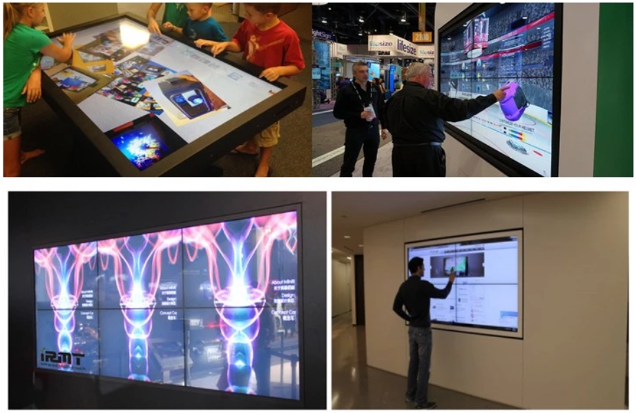 FCC 49 Inch Ir Touch Frame Multi Touch Screen / Panel Kit 16 To 9 Screen Ratio