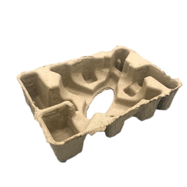 Thermoformed Moulded Pulp Tray ODM Available Natural Fiber Based Materials